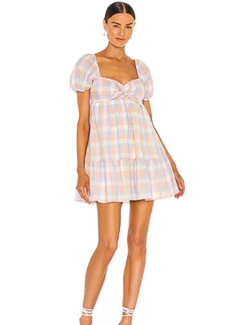 Amanda Uprichard Goldie Dress in Picnic Gingham